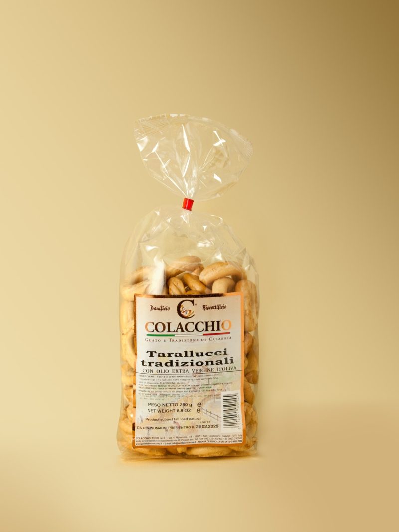 Tarallucci Tradizionali Artigianali Croccanti & Genuini Tradizione Calabrese (250 Gr.)